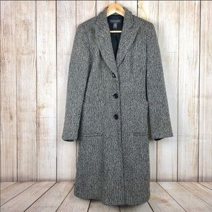 Banana Republic I Grey Tweed Coat